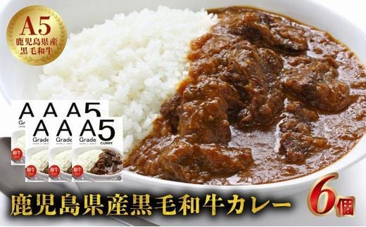 
027-91 5等級黒毛和牛カレー ごろごろお肉入り200gx6個
