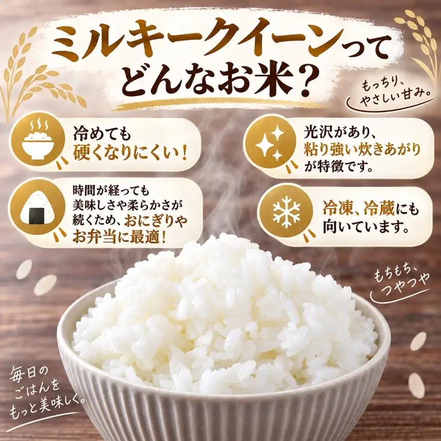 【毎月定期便】人気のお米 ミルキークイーン10kg≪低アミロース米≫毎月全3回│後藤農園