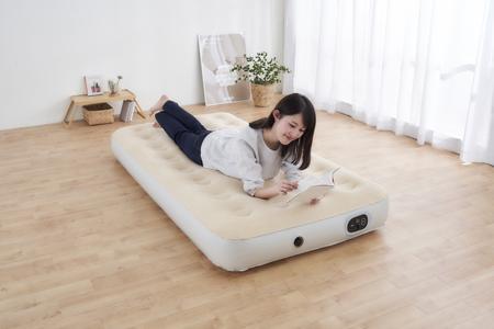 電動エアーベッド　シングルEAB-Sアイボリー アイリスオーヤマ