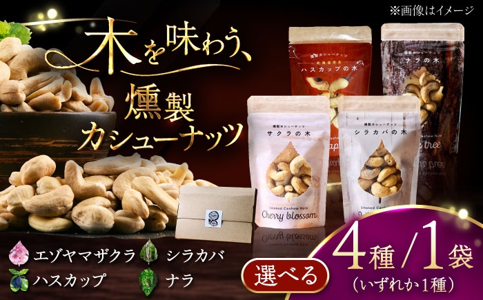 
                  燻製カシューナッツ 【選べる4種】 40g×1個 《厚真町》【燻製工房Thmey】 [AXBX007]  なっつ かしゅーなっつ スモーク 高級 ごほうび ギフト 手土産 北海道
                