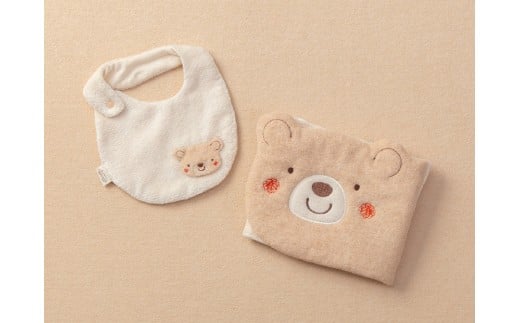 はらまき＆スタイセット（くま）TAK092