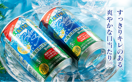 【3か月定期便】雲海酒造 宮崎限定 木挽BLUE ハイボール へべす 350ml×24本（木挽ブルー）_A0087-025