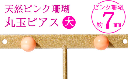 
                  ピンクサンゴ 丸玉ピアス大［K18］｜アクセサリー ピアス ジュエリー 珊瑚 赤珊瑚 宝石 サンゴ プレゼント クリスマス バレンタイン カジュアル レディース シンプル 贈答用 人気 高価 貴重品 金 ゴールド おすすめ ふるさと納税ダイヤ ふるさと納税ピアス ふるさと納税サンゴ ふるさと納税宝石 ふるさと納税ジュエリー ふるさと納税アクセサリー 高知県 室戸市
                