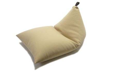 日本製 三角ビーズソファー DELTA 底面90cm ベージュ [0592]