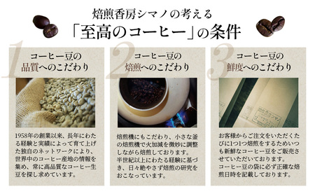 至高のスペシャルティコーヒー（豆）500g No.274
