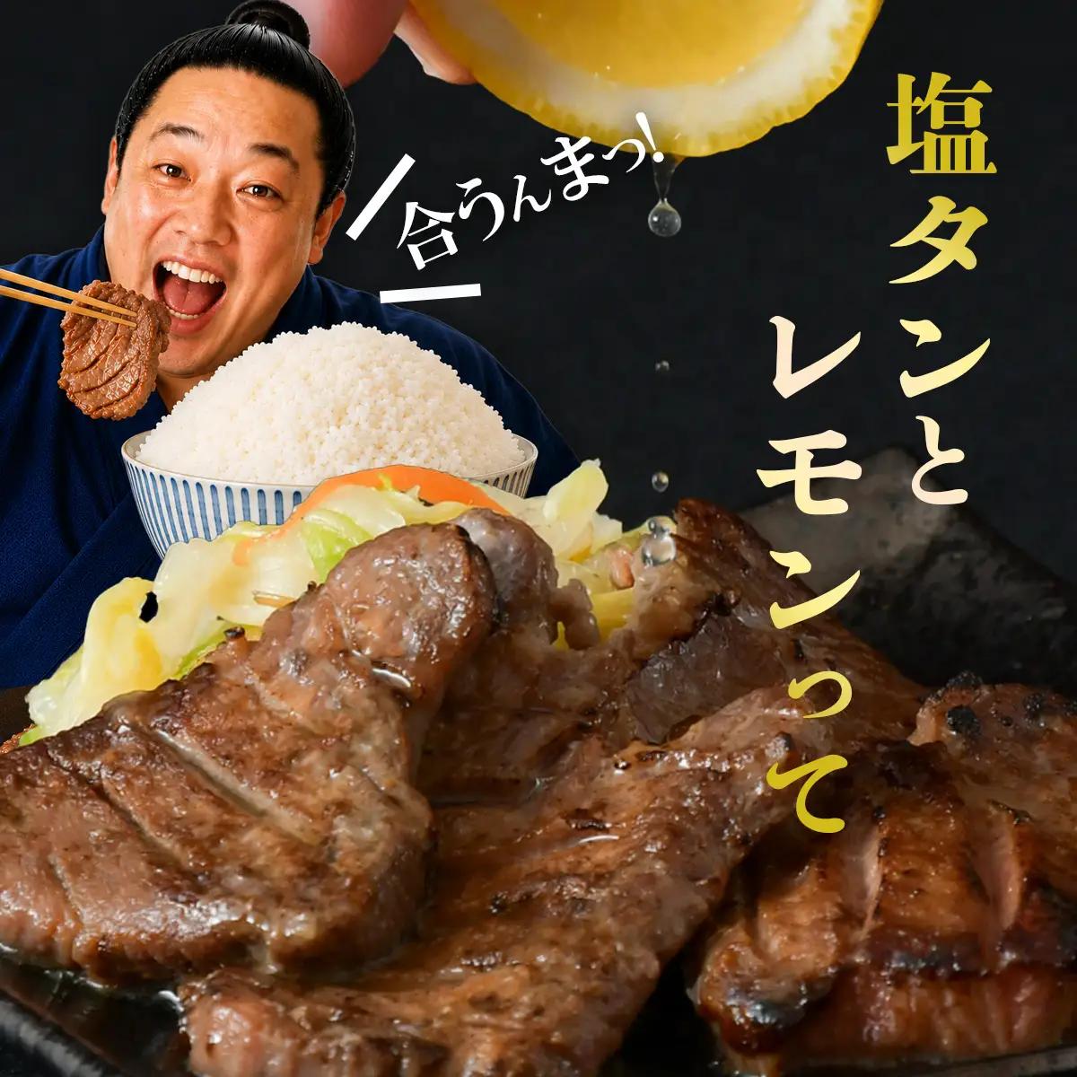 牛タン 厚切り牛タン 塩タン 1kg (500g×2) 大崎市 
