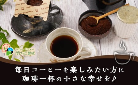 【焙煎職人こだわりのコーヒー【粉】250g 中深煎り≪かんたんドリップ30枚付≫_LB-3301_(都城市) コーヒー粉 250g×1パック 少量パック ドリップ ジッパー・バルブ付き 保存に便利 中