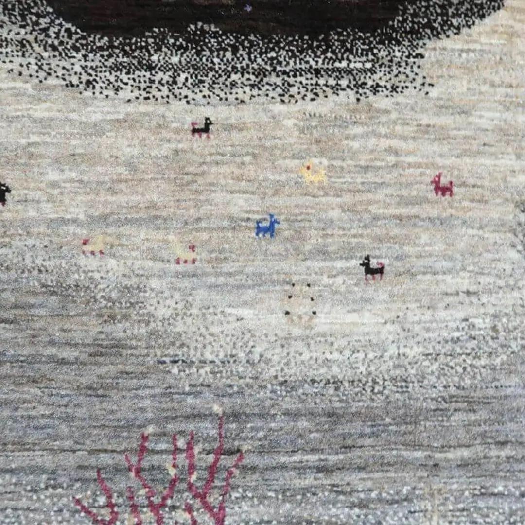  【限定1品】ギャッベ ルリバフ 207×82cm