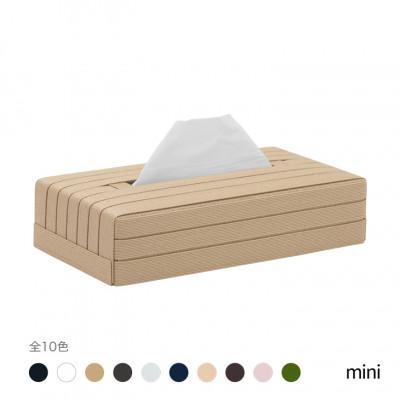 ふるさと納税 奥州市 心地よい暮らしをつくる ティッシュケース mini ベージュ バンドシー [AR093]