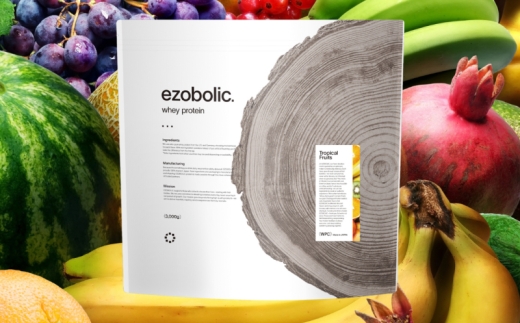 【トロピカルフルーツ風味】 EZOBOLIC プロテイン 1kg 【 定期便 12回 】
