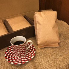 【自家焙煎珈琲工房　南方郵便機】定番コーヒー豆3種セット【※こちらは粉のセットです】