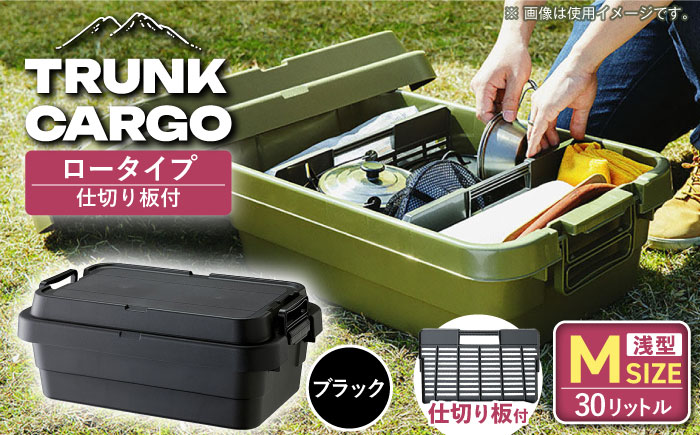 トランクカーゴ 専用仕切り板セット ブラック ロウタイプM1個 キャンプ ボックス 収納 アウトドア / 恵那市 / 東谷株式会社　明智流通センター [AUAD039]
