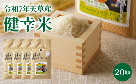 S067-027_【令和7年産】特別栽培米　健幸米20kg（5kg×4袋）