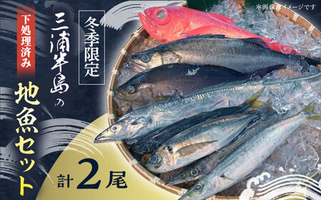 【冬季限定】下ごしらえ済 地魚セット 計2尾 鮮魚 処理済み 下処理済み キンメダイ クロムツ メダイ【長井水産株式会社】[AKAJ032]