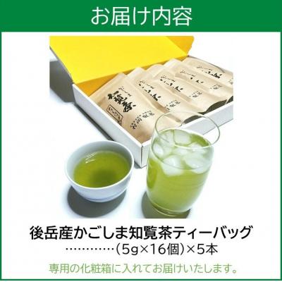 ふるさと納税 南九州市 かごしま知覧茶ティーバッグ 5本セット |  | 01