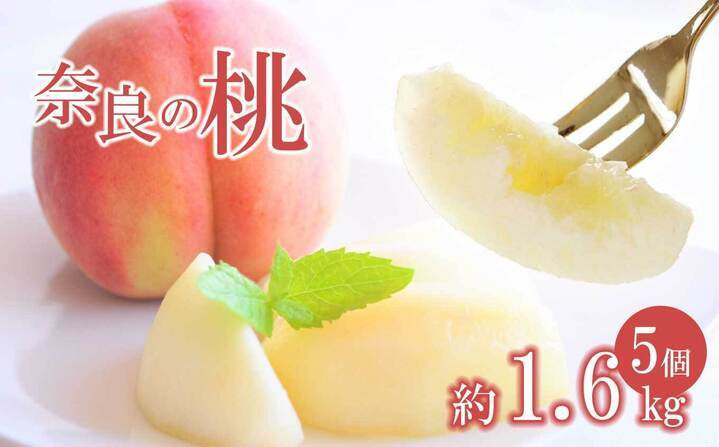 
奈良の桃（約1.6kg） | フルーツ 果物 くだもの 桃 もも ピーチ 奈良県 五條市
