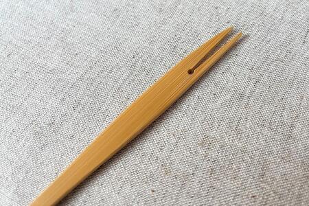 ＜湯布院・カトラリー専門　甲斐のぶお工房＞竹製 さかなフォーク（12.5cm）5本