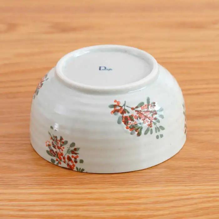 【波佐見焼】パレス　麺どんぶり赤【団陶器】[PB133]