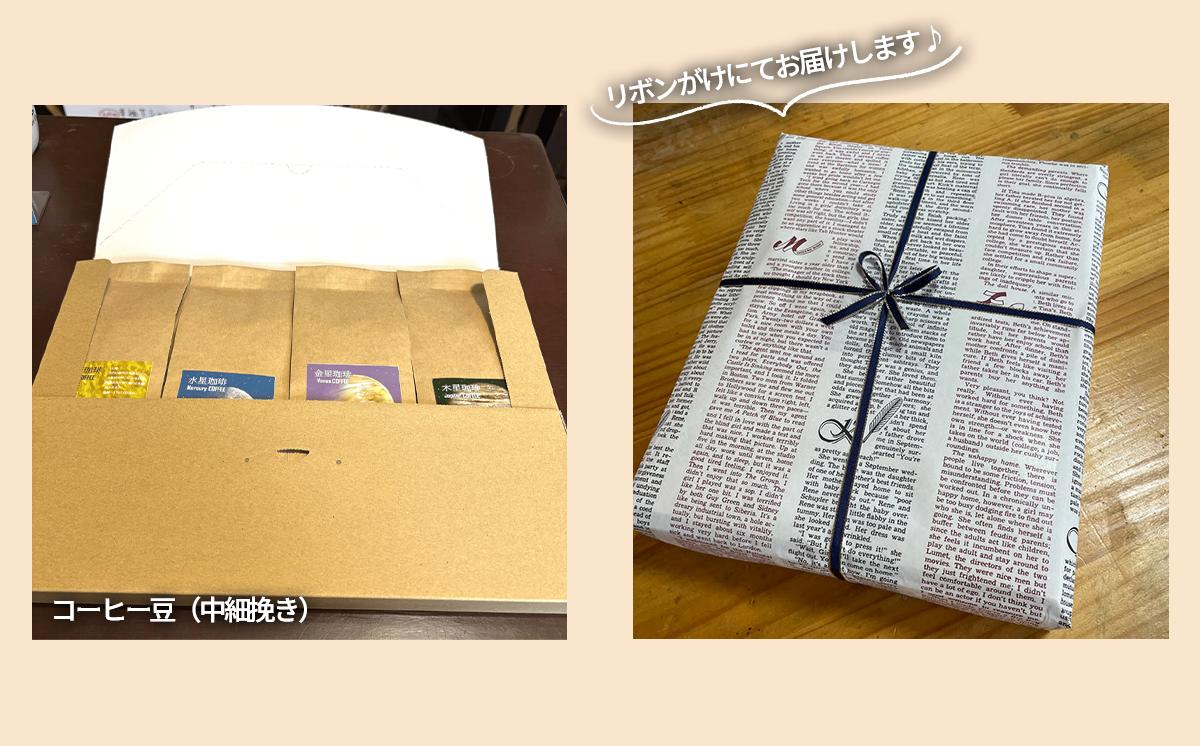 もっくん珈琲のコーヒー豆『太陽系珈琲』(中細挽き)　100g×4種 計400g　【 コーヒー 珈琲 粉 コーヒー豆 自家焙煎 スペシャルティコーヒー ギフト 茨城県 つくば市 】