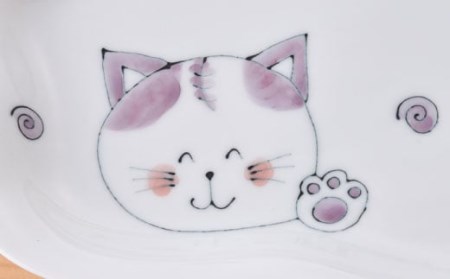 【波佐見焼】おうちdeねこセット 茶碗 マグカップ プレート 小皿 食器 皿 【松幸陶芸】 [HB19]