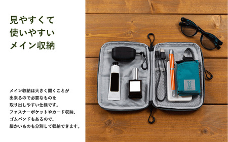 【DOD】グラサコ（BA030-CA） - 表面に2ヶ所のサングラス用収納があるサコッシュ