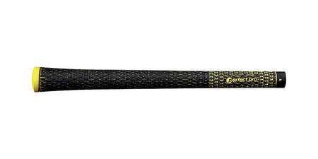 パーフェクトプロ X HOLD BLACK CORD エックスホールド ブラックコード（イエロー）バックラインあり ゴルフ グリップ クラブ 交換 太さ M60 コード アスリート イエロー 黄色 76-S
