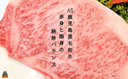 A5ランク THE鹿児島黒毛和牛サーロインステーキ400g（200g×2） ( 鹿児島黒毛和牛 A5 牛肉 ビーフ 贅沢 極上 こだわり プレミアム 徳之島 鹿児島 美味しい 赤身 脂身 カミチク ス