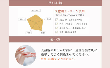 RIN. 洗い流さない美容液トリートメント（ローズゼラニウムの香り）【髪の悩みはこれで解決！】