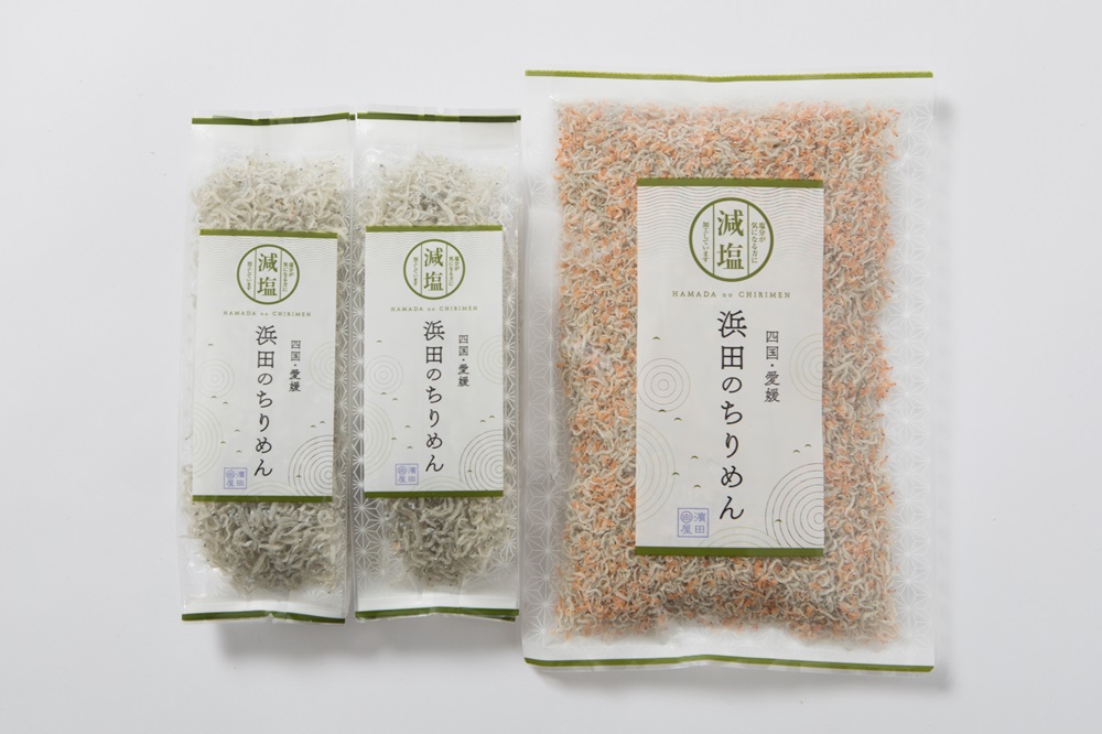 ＜老舗網元 えびちりめん詰め合わせ(ちりめん70g×2袋 えびちりめん120g×1袋)＞ ちりめんじゃこ かたくちいわし カタクチイワシ 小魚 カルシウム 乾物 マルヨシ水産 特産品 愛媛県 西予市