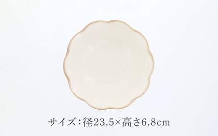 【美濃焼】嶺花 りょうか 花型 鉢・深皿 3種×各2点 6点セット【カネ定製陶】[MEI023]