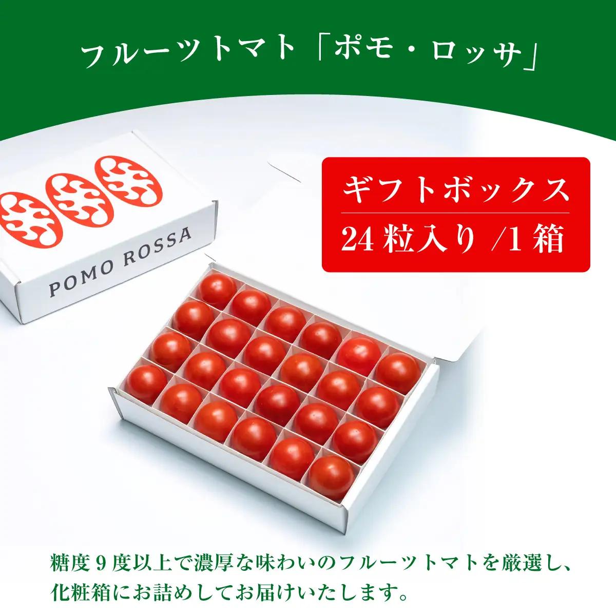 フルーツトマト 24粒 ポモ・ロッサ 先行予約