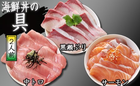 【 2026年 3月上旬より順次発送】 簡単 流水解凍 海鮮丼の具！ 中トロ 2人前 サーモン 1人前 黒瀬ぶり 1人前 【十六家】 刺身 刺し身 さしみ 生食 生食用 海鮮 海鮮丼 魚 さかな 鮪 まぐろ マグロ だてまぐろ 本鮪 本まぐろ 本マグロ 中トロ 中とろ トロ とろ サーモン 鰤 ぶり ブリ 時短 手軽 人気 おすすめ