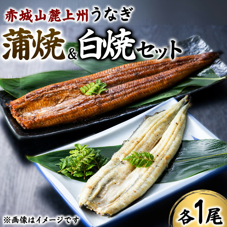 【ふるさと納税】赤城山麓上州うなぎ　蒲焼＆白焼きセット　各1尾　 (1尾150g以上）