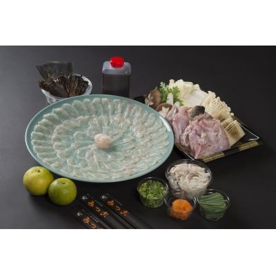 ふるさと納税 臼杵市  豊後水道の天然物!天然とらふぐセット(3人前)[冷蔵][天然とらふぐ1kg超え活魚使用]割烹みつご