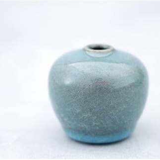 有田焼 貫入 一輪挿し(小) 【 茂正工房 】 梶原大敬 陶器 花瓶 一輪挿し 青磁 手作り 作家もの インテリア A18-135_イメージ4