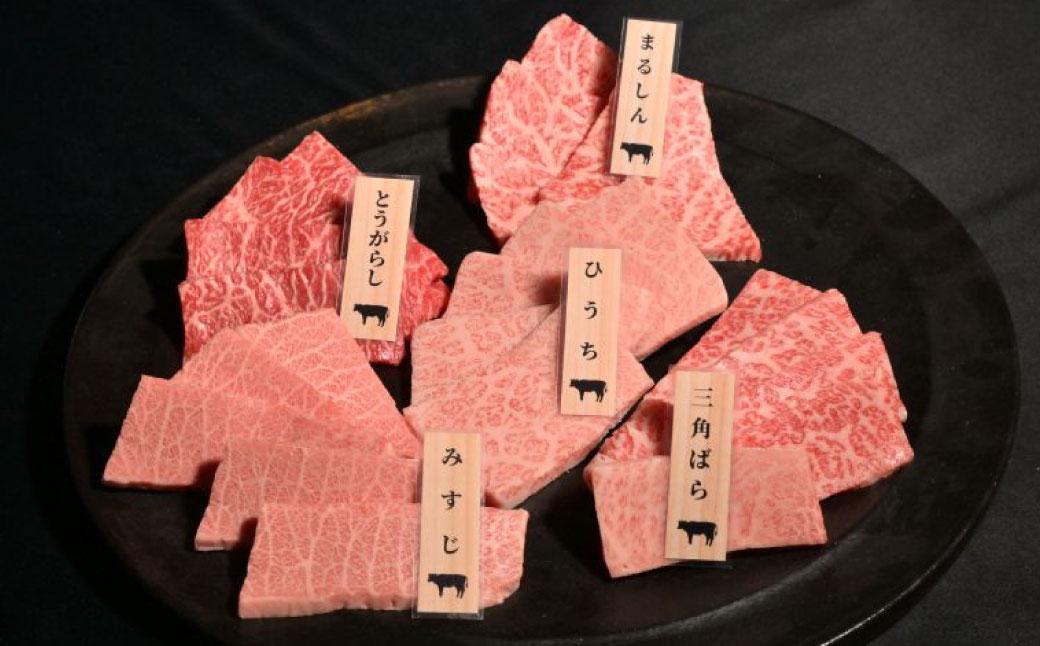 神戸牛 希少部位食べ比べ5種 400g ミスジ ヒウチ 三角バラ トウガラシ マルシン