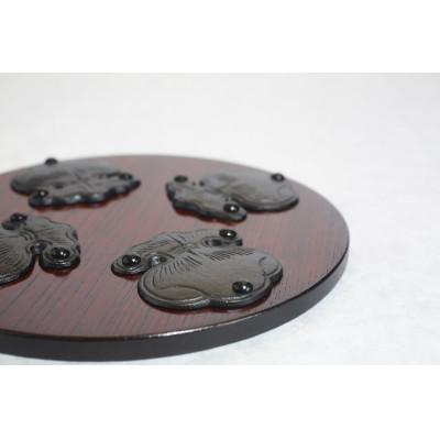 ふるさと納税 奥州市 岩谷堂くらしな　鍋敷き丸型巾着　伝統工芸品 [GT002] |  | 01