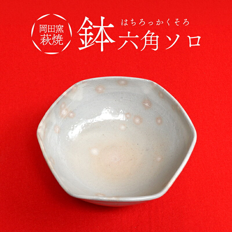 【ふるさと納税】萩焼 鉢 六角 ソロ