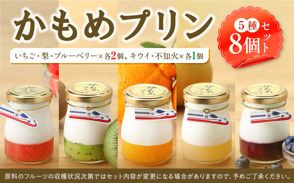 かもめプリン5種8個セット