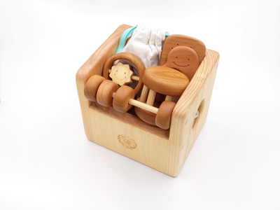 木の玩具 初節句ギフトセット 五月人形 知育玩具 AI051-00-01_navi