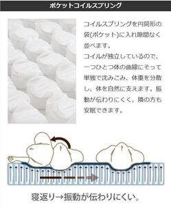 ダブルマットレス グランユニットハード【グレー】