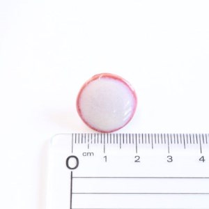 【美濃焼】ピンクむらタイルピアス(直径20mm)【1395290】