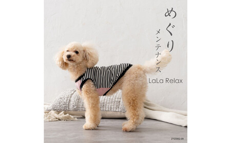 LaLaRelax サマーボーダー ブラック【サイズ：M-long】