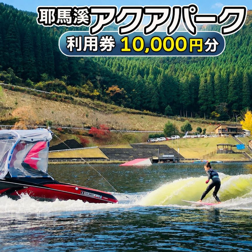【ふるさと納税】【寄附使途限定】耶馬溪水上スポーツ施設「耶馬溪アクアパーク」利用券10,000円分 | 体験チケット 体験 チケット イベント 水上スキー ウェイクボード ウェイクサーフィン 水上スポーツ 体験ツアー 大分県 中津市 送料無料