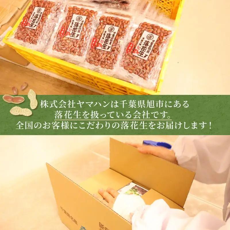＼最短7営業日以内発送／ 味付落花生 約 1kg (240g × 4袋) 塩味 ピーナッツ 落花生 薄皮付 ナカテユタカ 【 落花生 】