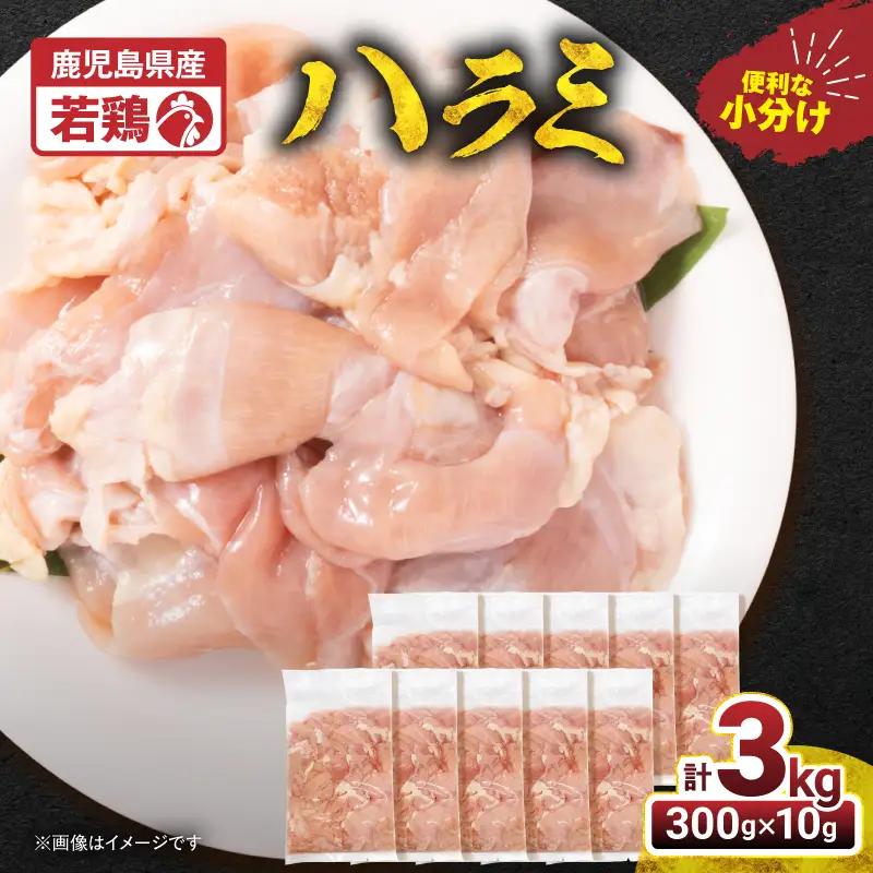 鹿児島県産 若鶏 ハラミ 3kg セット KN105-017 鶏肉 鶏 とり 肉 お肉 冷凍 鶏ハラミ 小分け ストック カット済み 時短 炭火焼 焼肉 便利 真空パック 新鮮 TRINITY ふるさと納税 鹿児島 鹿屋市 おすすめ ランキング プレゼント ギフト