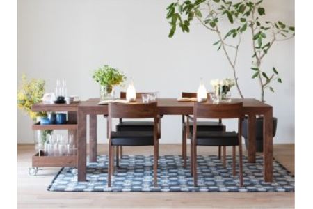 CARAMELLA Dining Table 9191 walnut