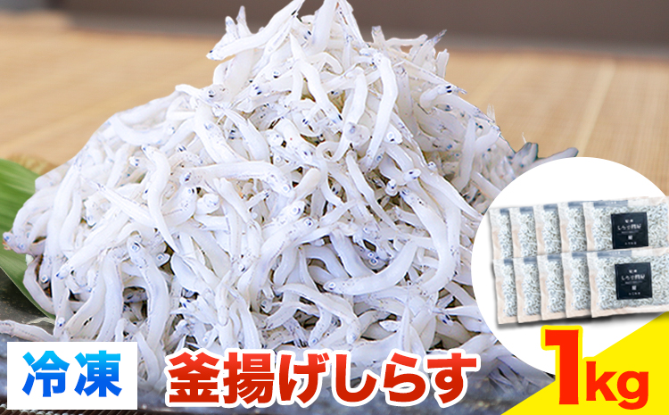 冷凍釜揚げしらす 1kg 大五海産《60日以内に出荷予定(土日祝除く)》和歌山県 日高町 釜揚げ しらす 魚 いわし 和歌山県産 送料無料 シラス 釜揚げシラス 海産物 海鮮 海鮮丼 丼 シラス丼 しらす丼---wsh_fdig3_60d_23_24000_1kg---
