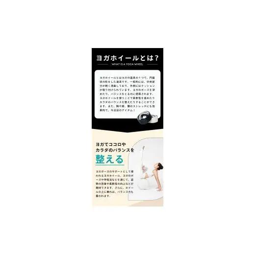 THEY ヨガホイール（ブラック） | ヨガ 筋トレ トレーニング ストレッチ 健康 ヨガリング ピラティスホイール ストレッチ用リング 背中ストレッチ ヨガ器具 ダイエット器具 体幹トレーニング [