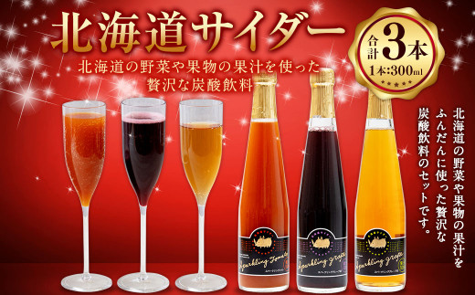 北海道サイダー 3本セット